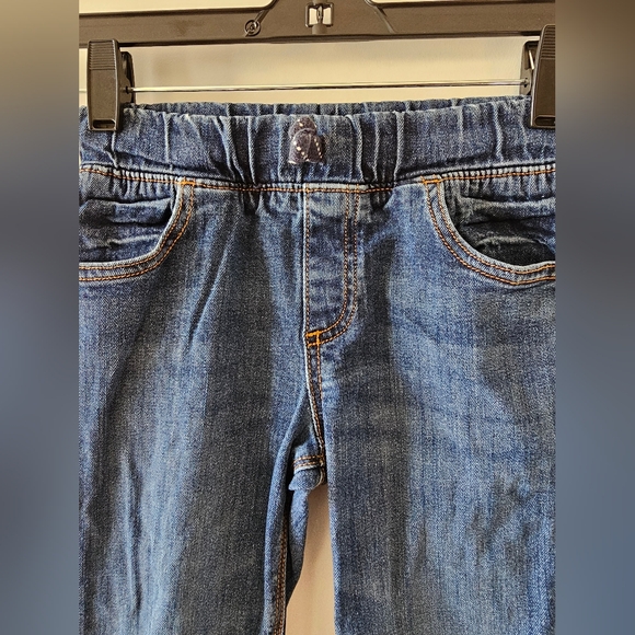 sz 6 Jumping Beans drawstring waist straight fit distressed ripped jeans - Picture 6 of 16